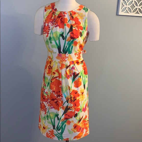 Evan Picone Dresses & Skirts - Water color Evan-Picone spring dress size 8